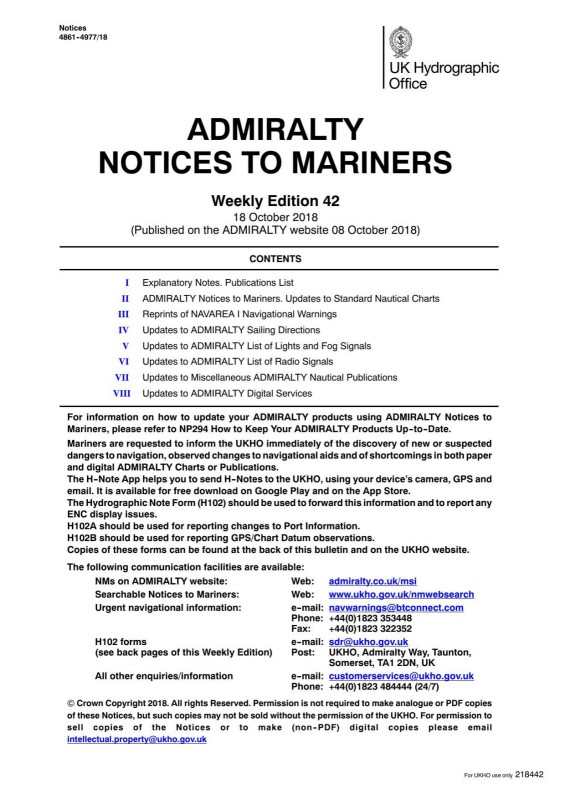 Cover of Weekly Edition 42 of 2018